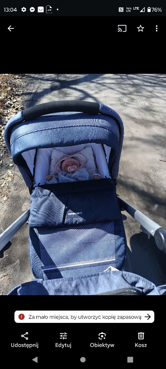 Wózek 2 w 1 foppapedretti stan idealny