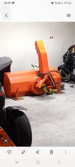 Traktorek Kubota Pług Wirnikowy