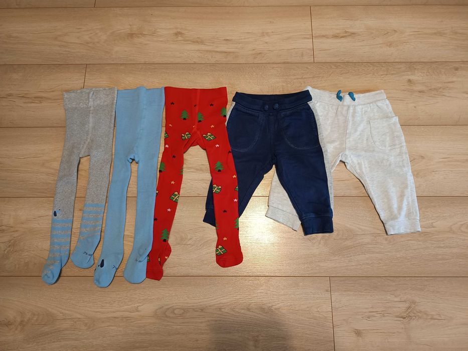 Zestaw ubranek jesień zima r 74 dla chłopca