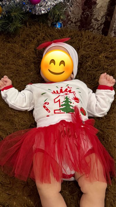 Боді зі спідничкою «мій 1 новий рік»