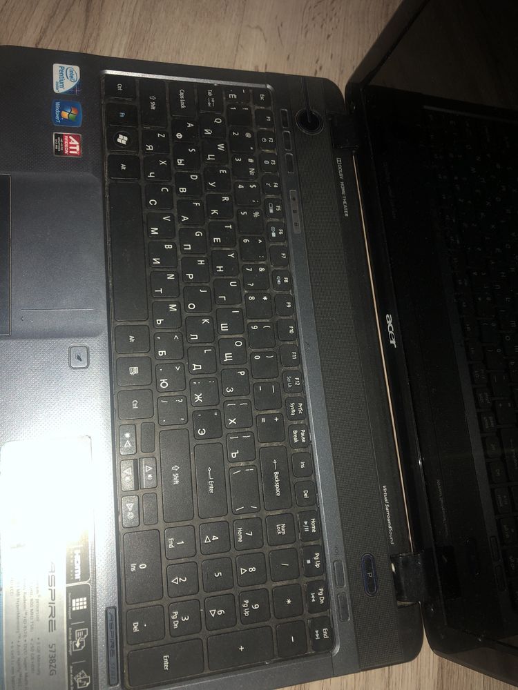 Ноутбук acer 5738zg