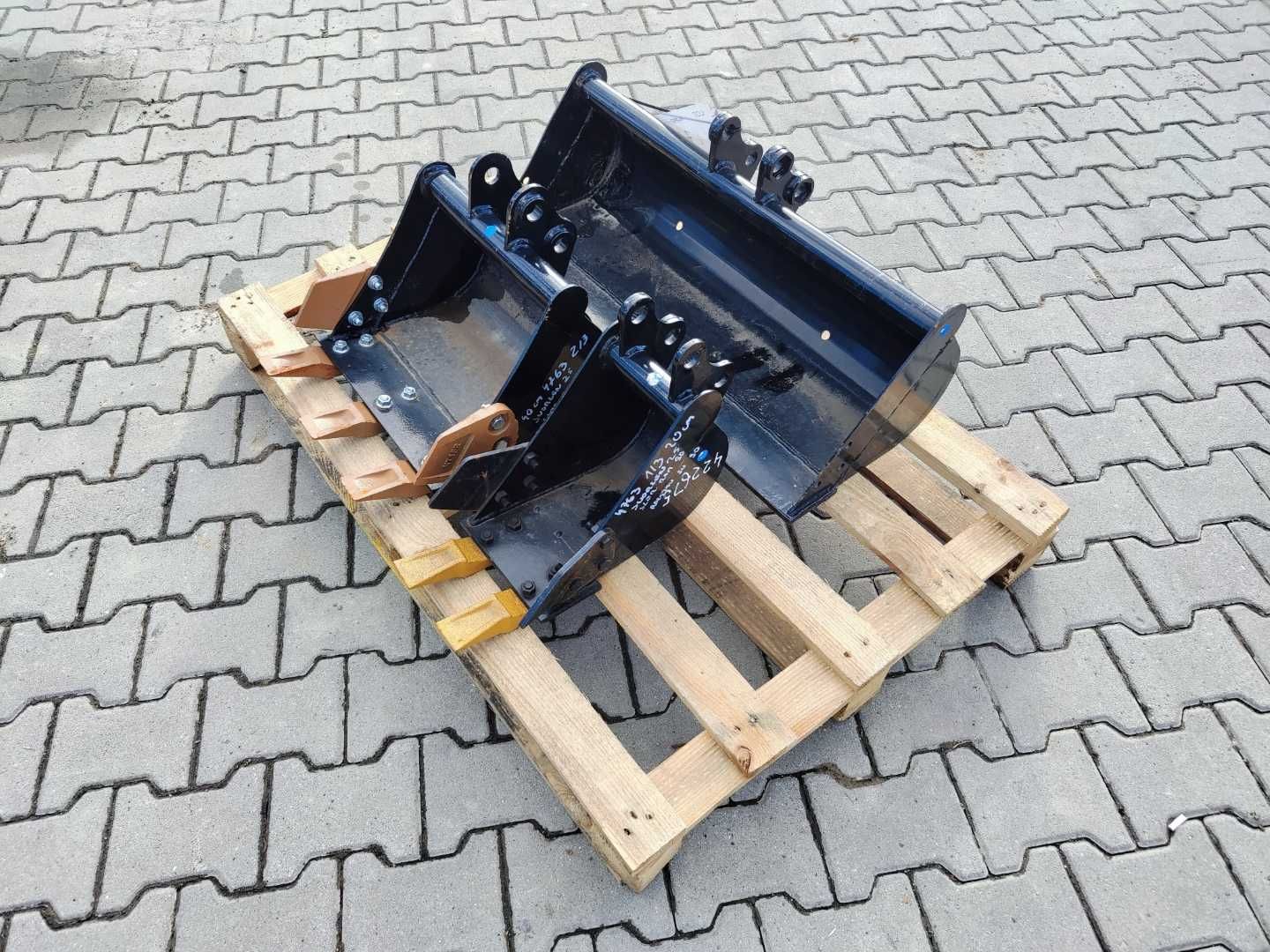 ŁYŻKA ŁYŻKI DO Minikoparki, koparki, zestaw 80 20 40 JCB CAT KUBOTA