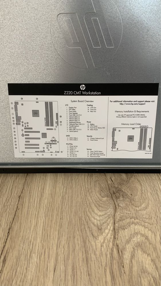Caixa grande pc marca HP