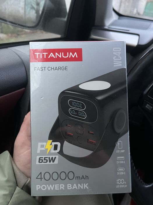Продам павербанк Titanum 40000mAh