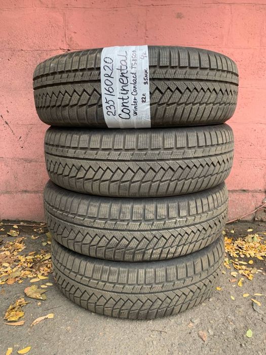 235 60 20 continental winter зима 4 штуки протектор состояние нового
