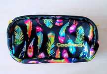 Piórnik Coolpack kolorowe piórka 3 komorowy