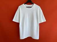 H&M Basic Oversized мужская белая футболка оверсайз размер L NEW