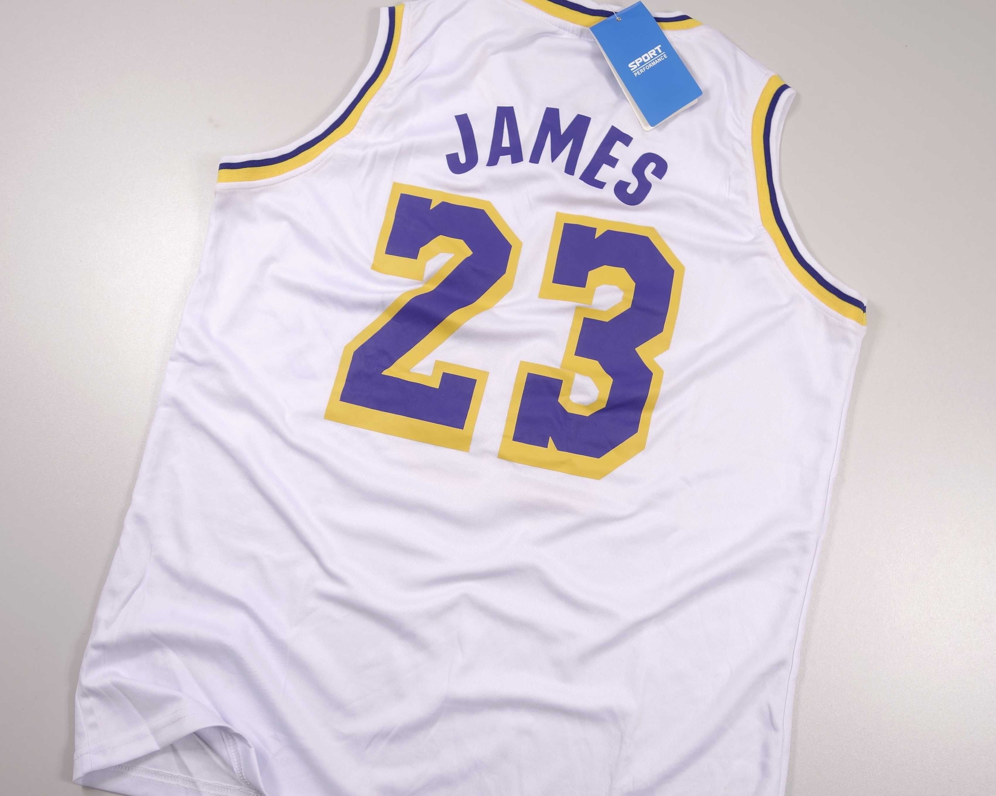 Lakers Los Angeles James 23 NBA Nowa koszulka Męska top tank * L