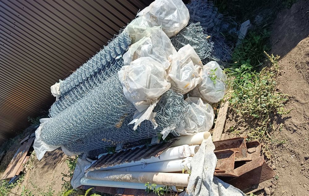 Сітка рабиця гарячого оцинкування висота 2, 0 м ячейки 6 на 6 см