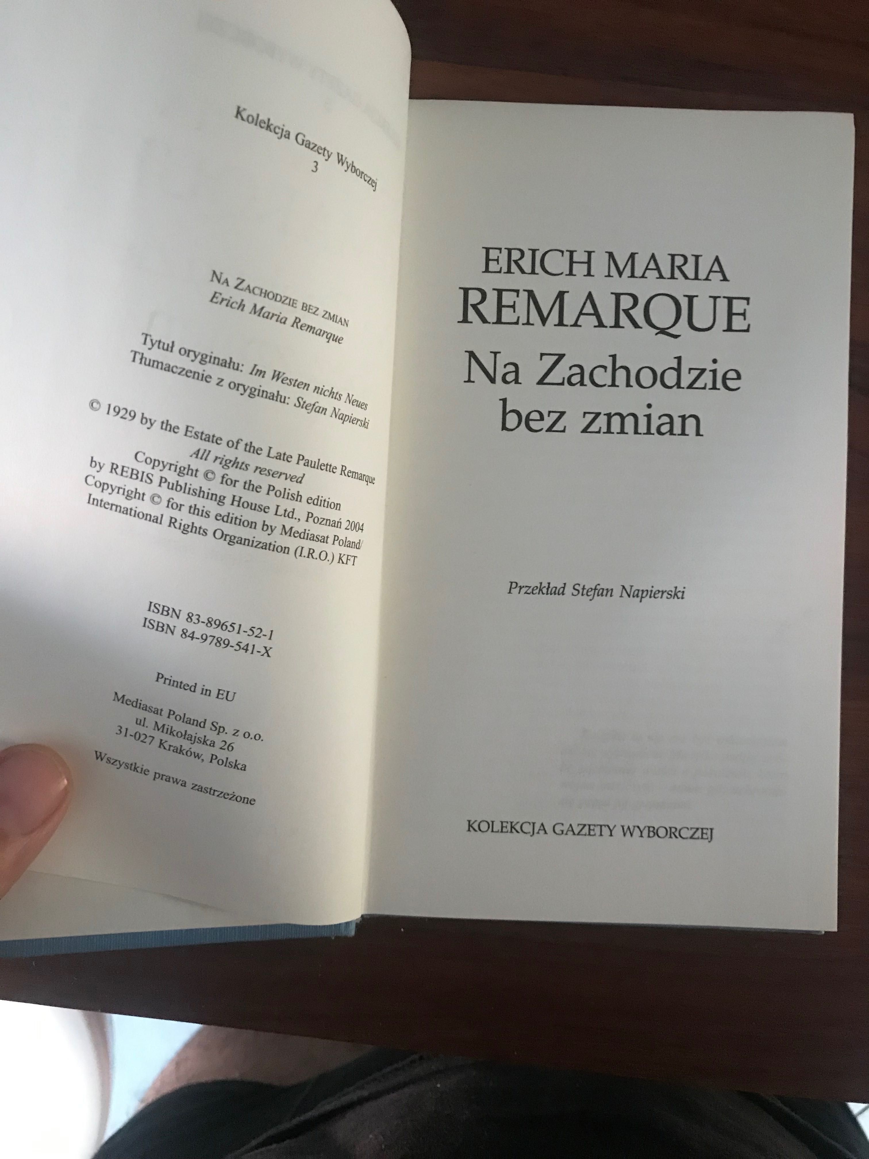 Na Zachodzie bez zmian