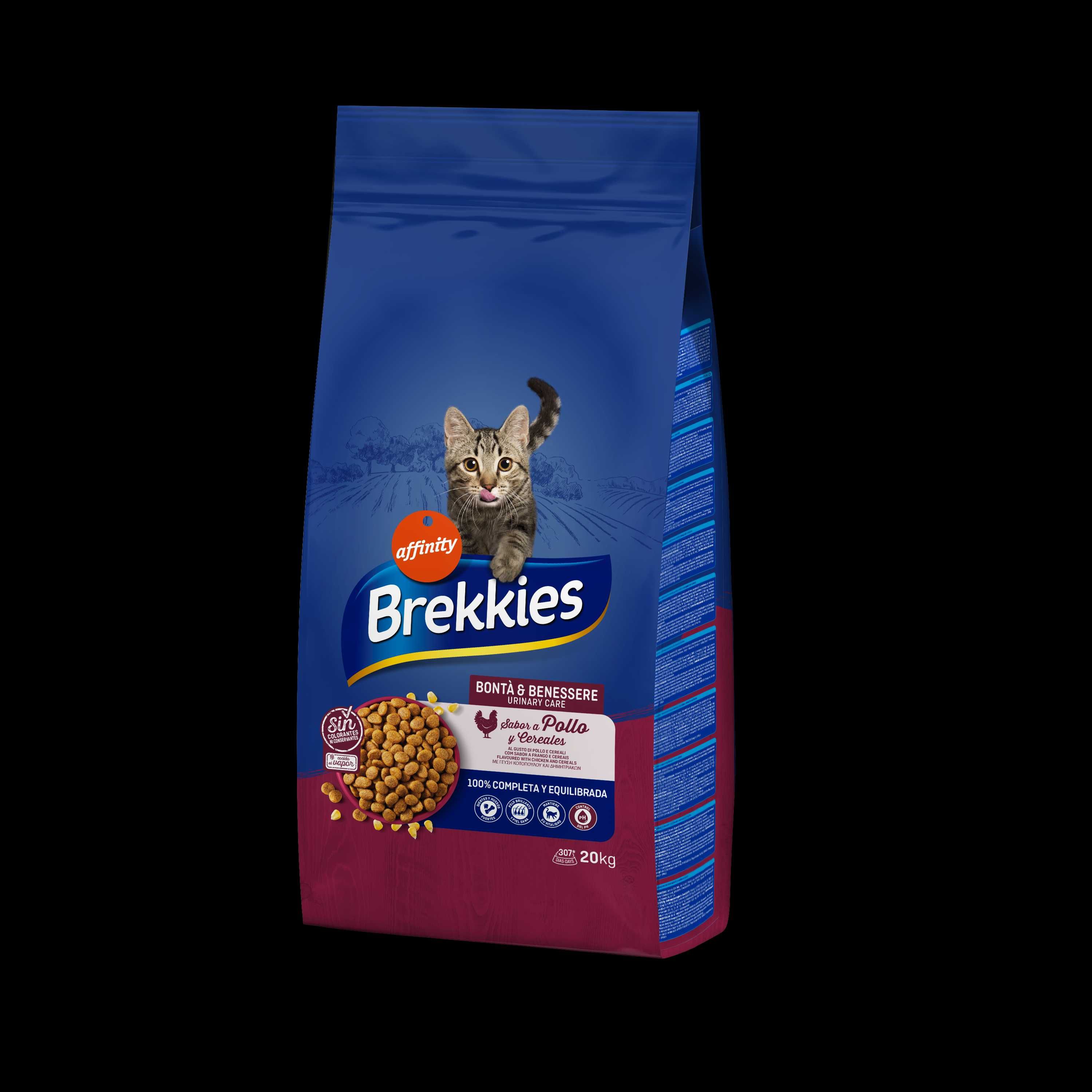 Брекис Уринарий сухой корм для котов Brekkies Испания 1,5 и 20 кг.