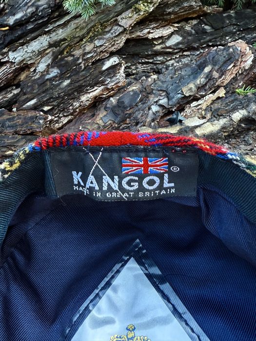 Kangol Vintage Flat Cap 90s вінтажний берет в клітинку від кенгул