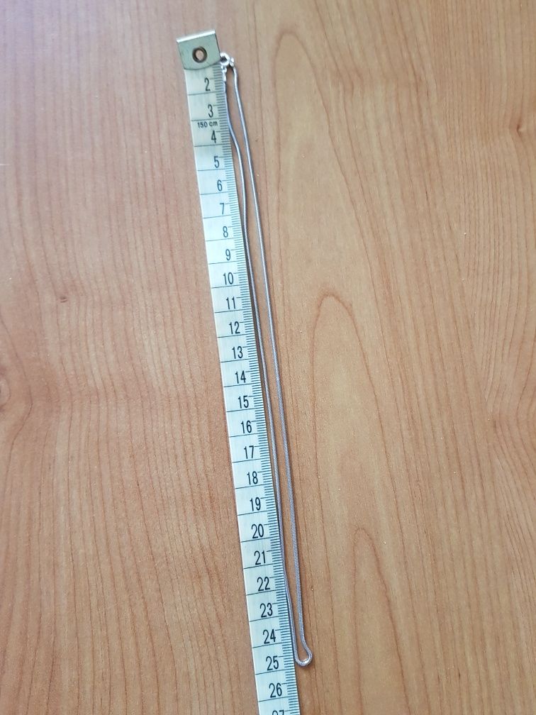 Łańcuszek srebrny- 50 cm.