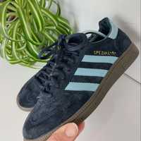 Granatowe zamszowe sneakersy trampki Adidas Spezial 40
