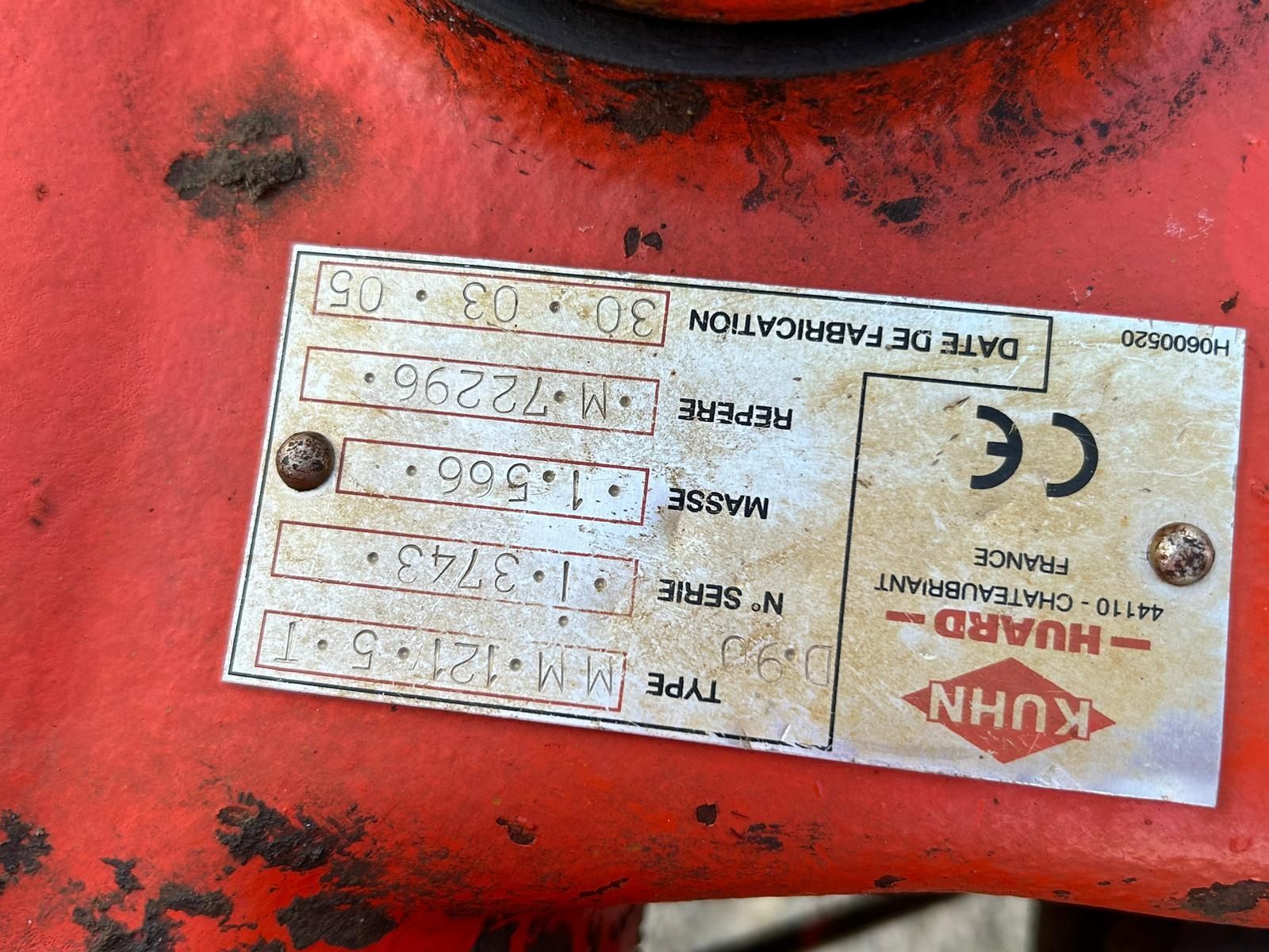 Kuhn Multimaster  121 pług obrotowy lemken kverneland