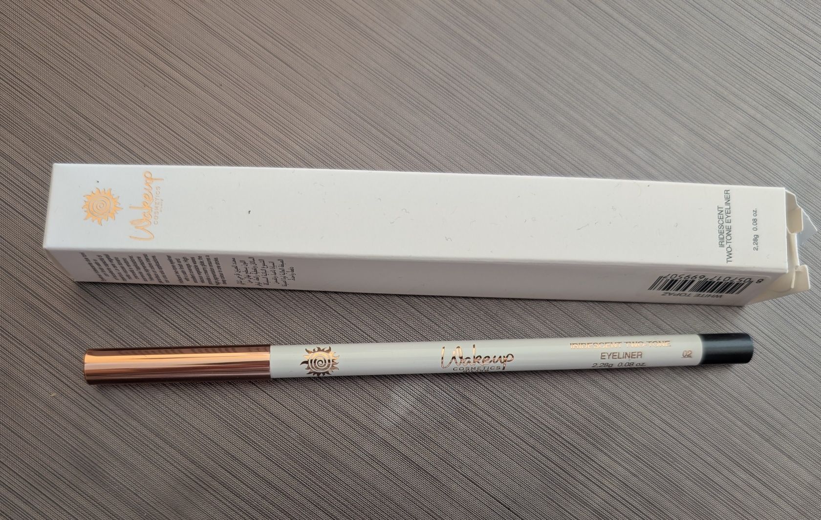 Wakeup Cosmetics Iridiscent Two-Tone Eyeliner 02 White Topaz
