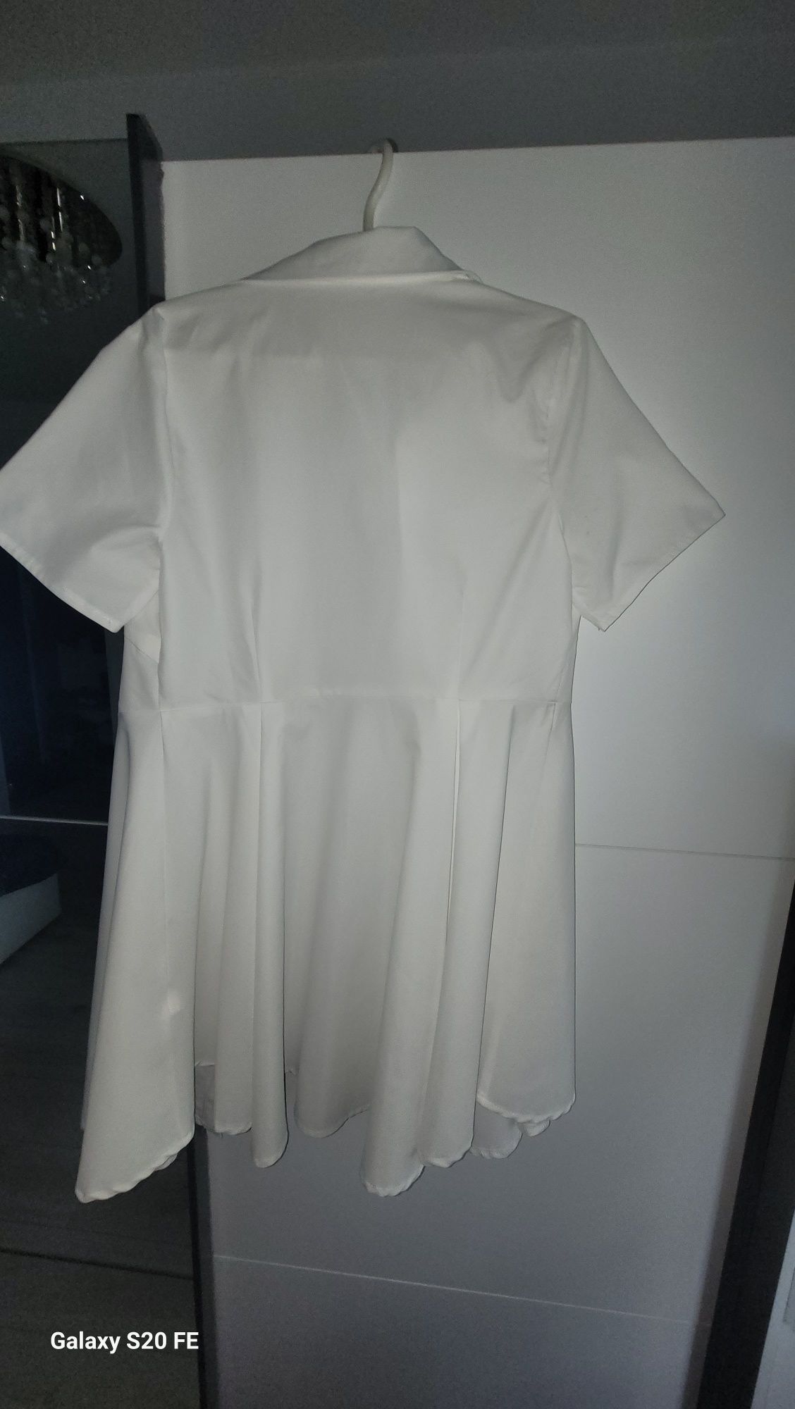 Taliowana Koszula długa/sukienka koszulowa