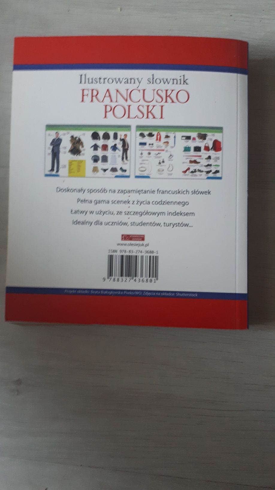 Ilustrowany słownik francusko - polski