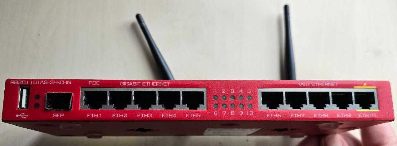 Маршрутизатор Mikrotik RouterBoard RB2011UiAS-2HnD-IN