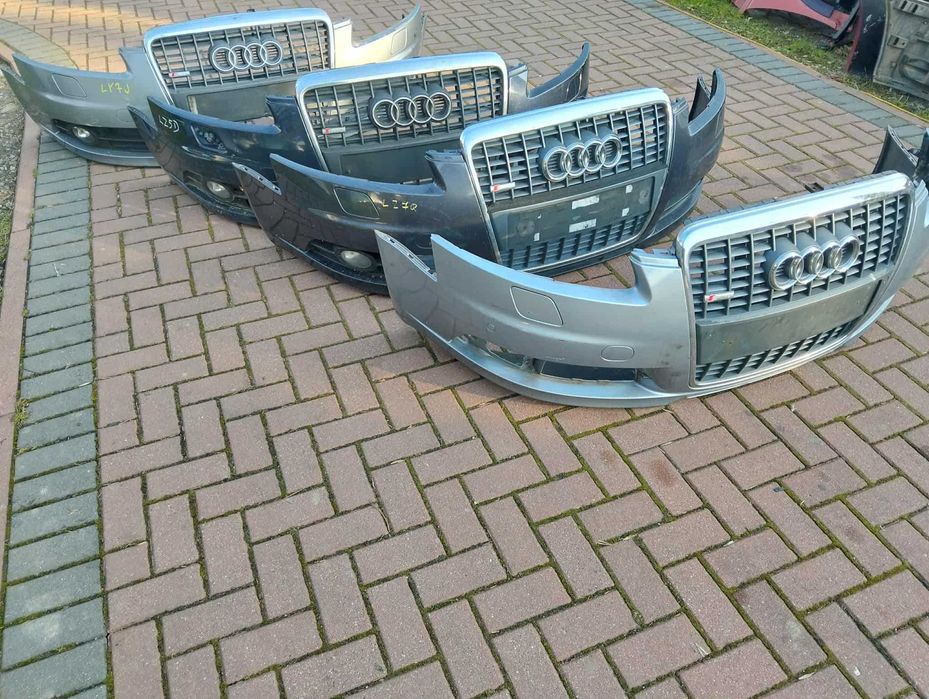 Audi A6 C6 zderzak przód kompletny maska błotnik przedni zderzak