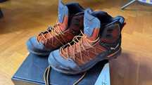 Buty trkkingowe Salewa Mtn Trainer LITE MID GTX-BLACKOUT-CARROT 45