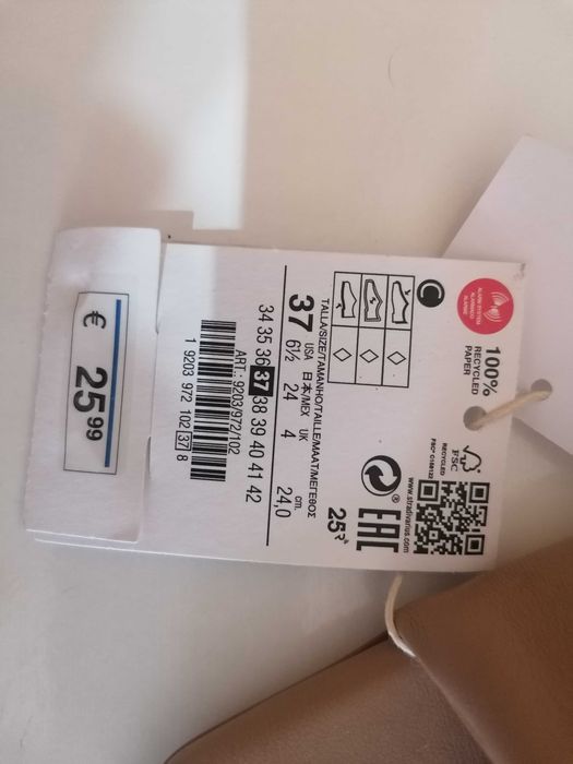 Sandalias stradivarius novas