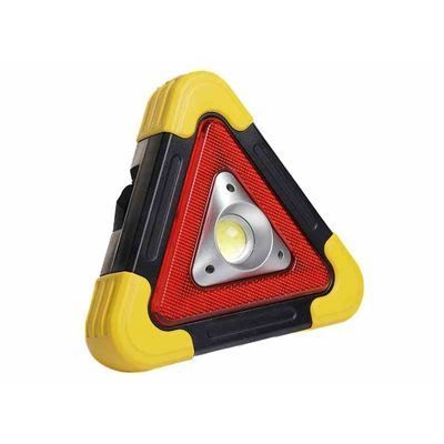 Lampa Trójkąt Ostrzegawczy Led Solar Usb Cob