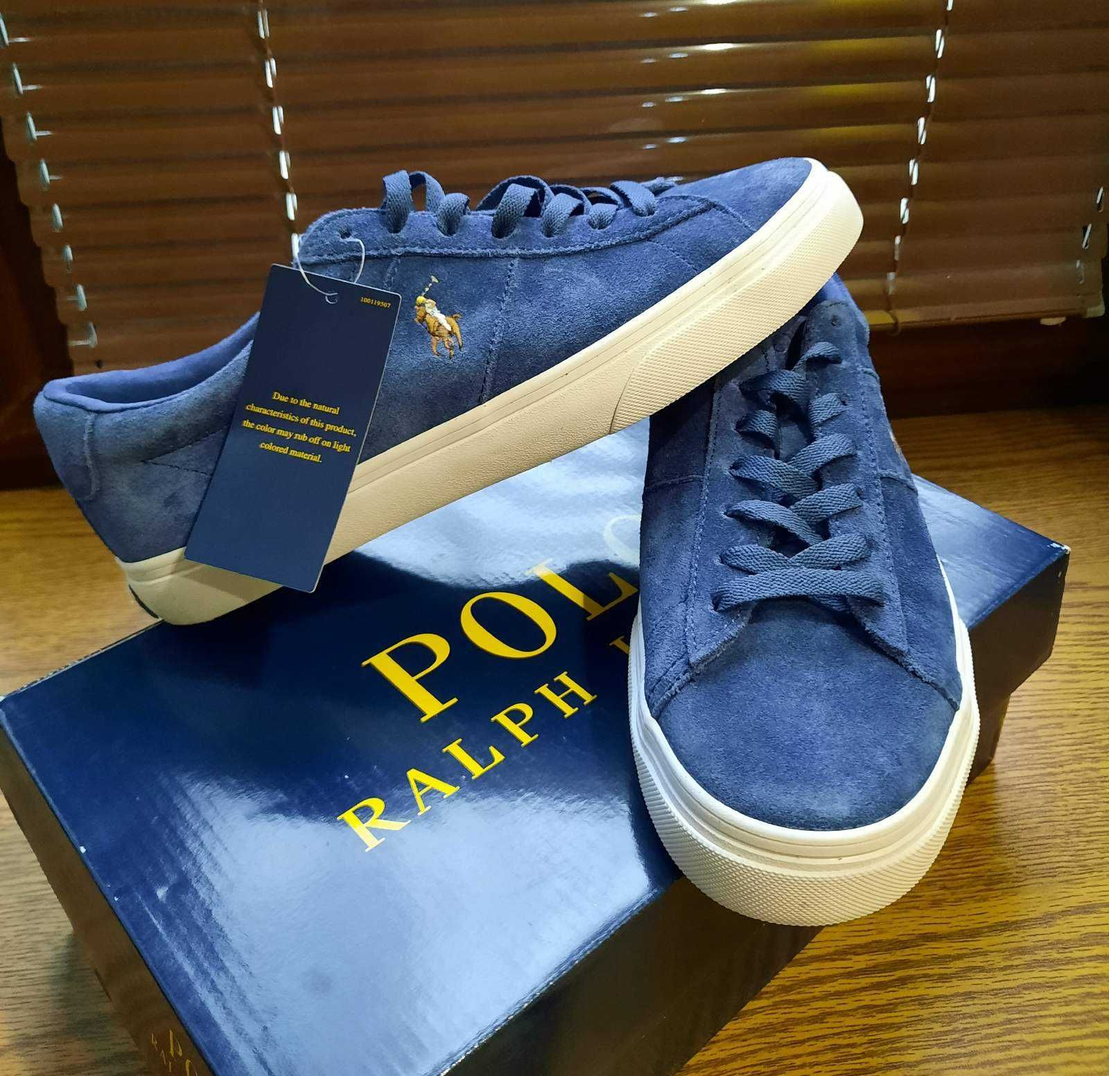 Оригін. кеди  Polo Ralph Lauren замш 41р нові