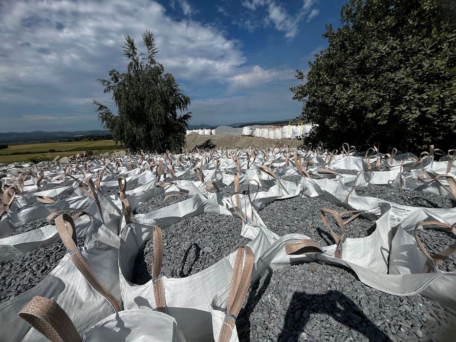 kamienie ozdobne ogrodowe białe