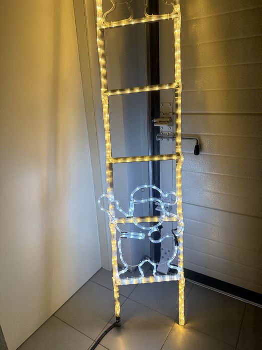 Escada em led de natal
