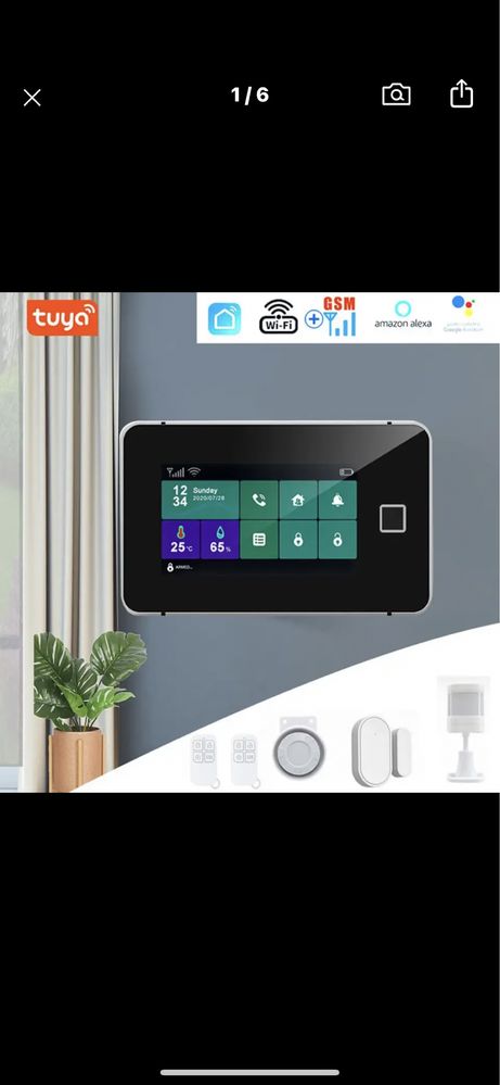 Tuya Security Alarm System, sem fios Wi-fi / GSM 433mHz NOVO