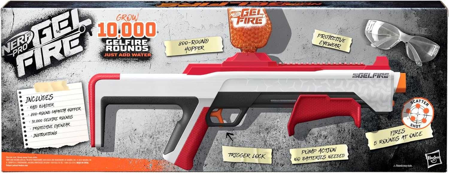 Бластер NERF Pro Gelfire Raid Blaster Дробовик Нерф Про Гельфайр Рэйд