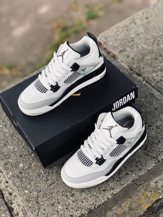 Nike Air Retro Jordan 4 кроссовки кожаные Найк Джордан 4