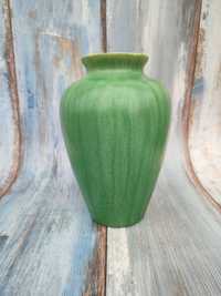 Ceramiczny wazon lata 70 - Kolorystyka ogórka - Vintage - design