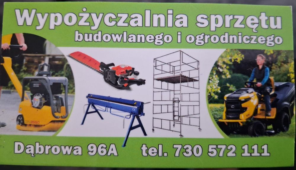 Wypożyczalnia sprzętu