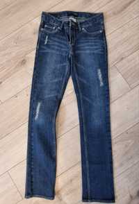 Spodnie Levis skinny fit 122 128  jeansy dziewczęce dla 7 8 szczupłej