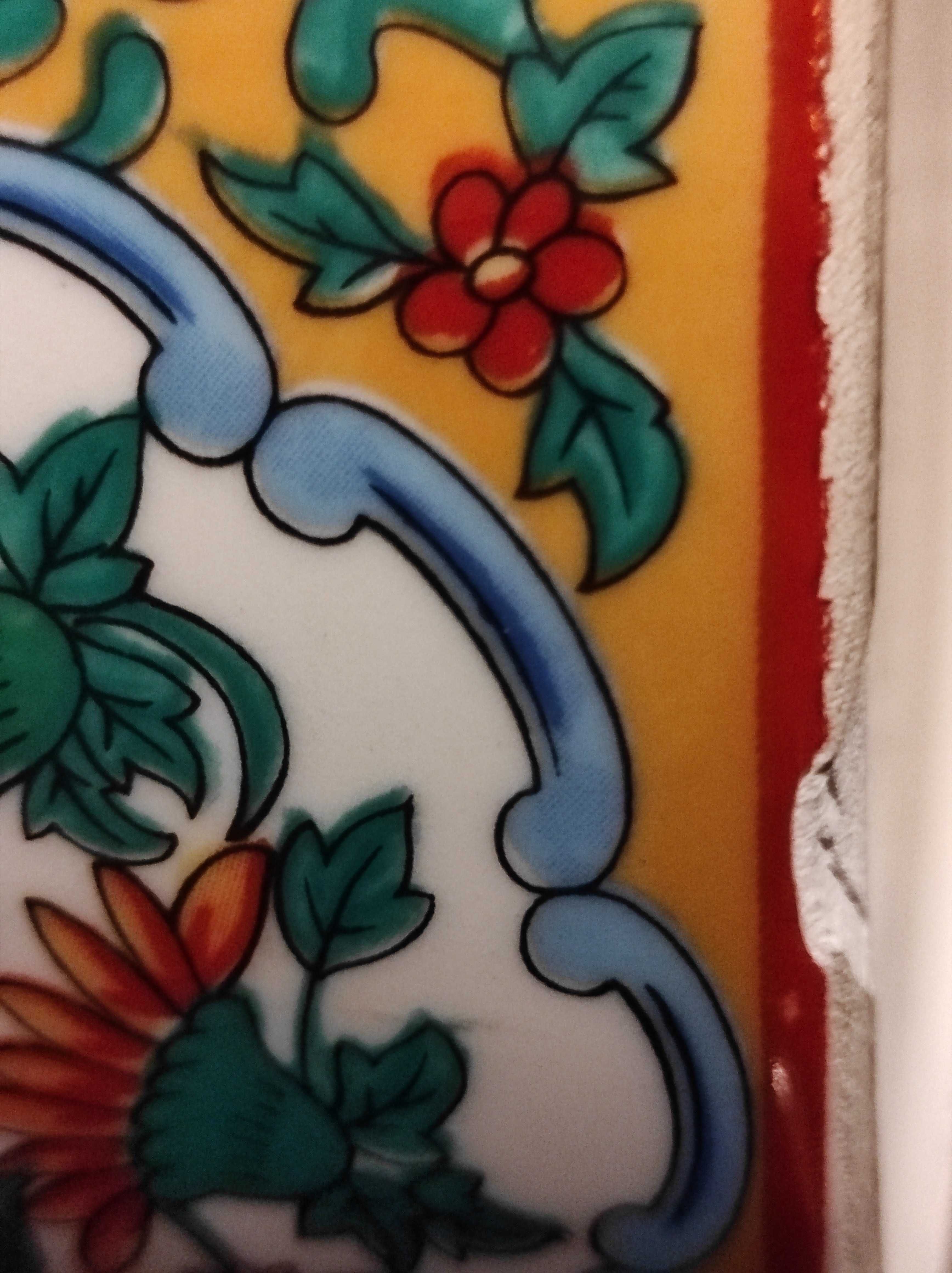 Porcelana Chińska Waza Wysokość 47cm Średnica 20cm