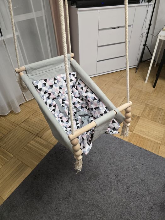 KIDABOO Huśtawka dla dzieci 3w1 Leżaczek do pokoju