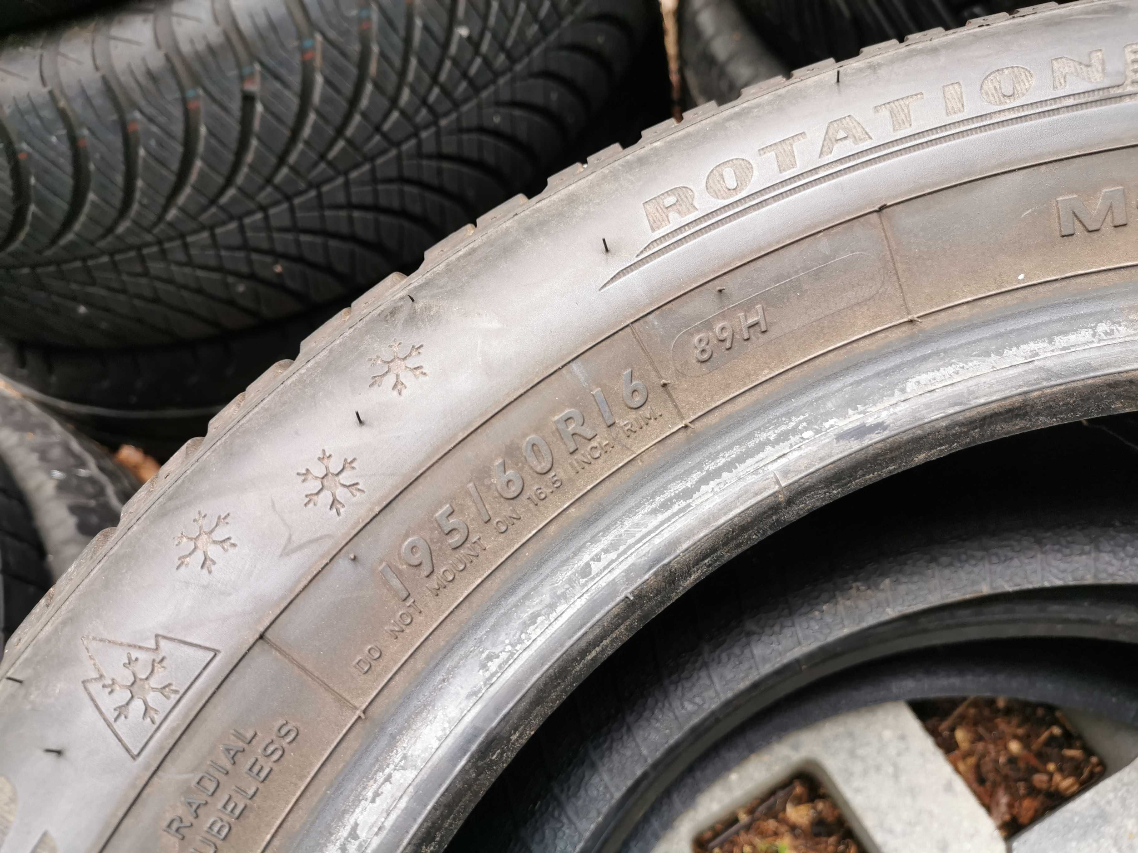 Dunlop WINTER RESPONSE 2 195/60r16 89H 7,7mm 2021r N7117