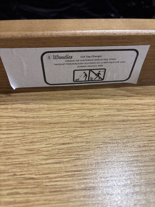 Przewijak - nakladka do lóżeczka woodies