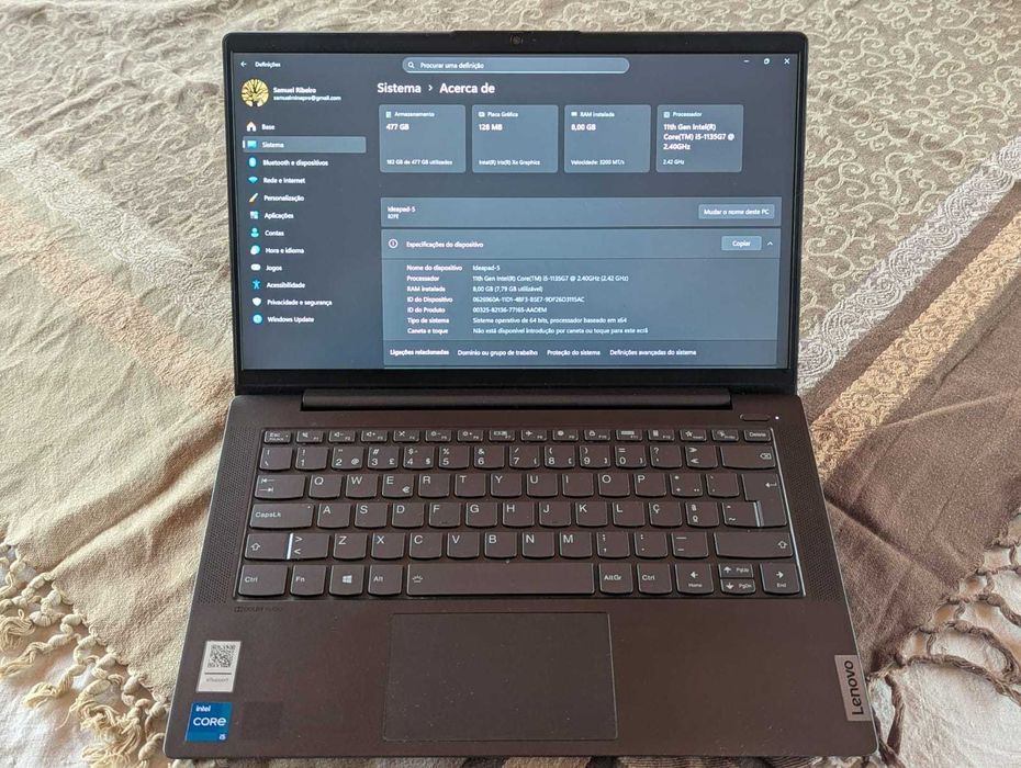 Lenovo Ideapad 5 14ITL05 (Negociável)