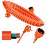 przedłużacz 10m ogrodowy budowlany gruby mocny 10m kabel miedźiany
