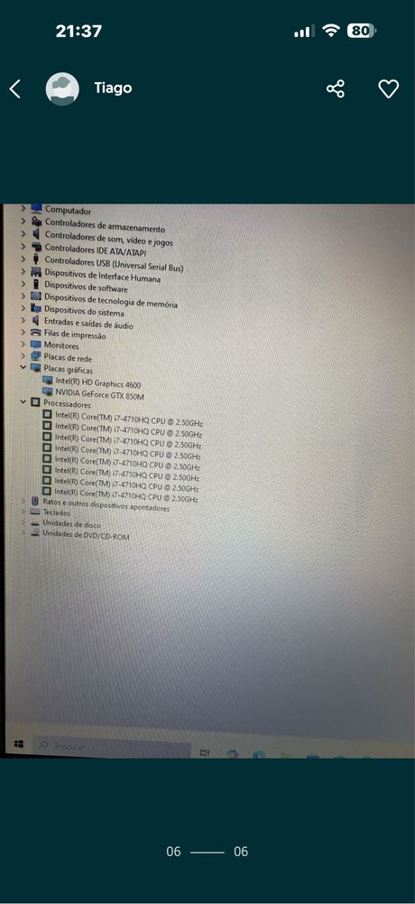 Asua N750J i7 vendo ou troco por iphone