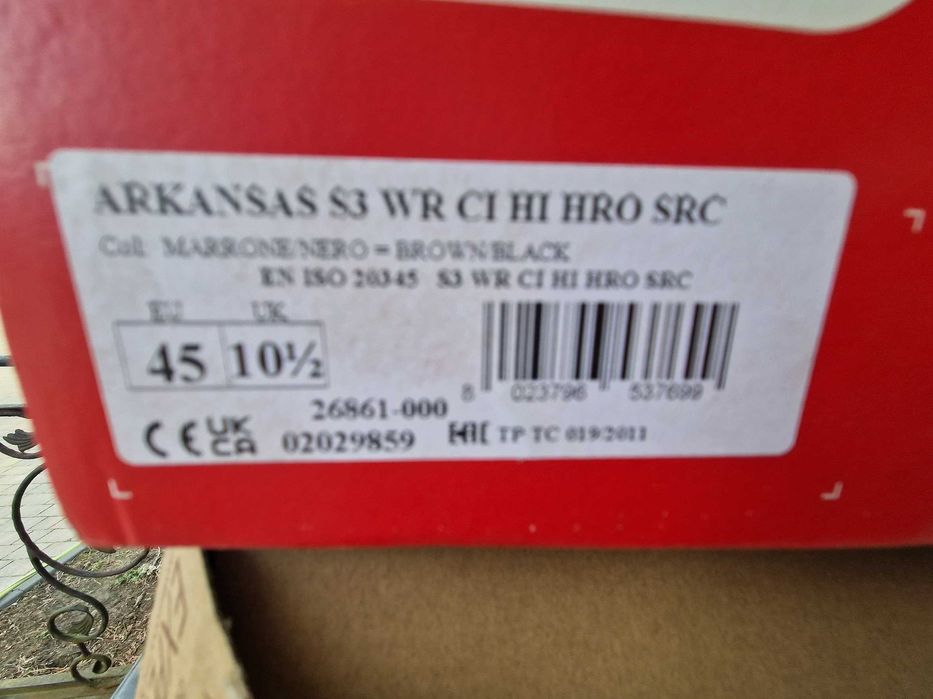 Buty Arkansas S3 WR CI HI HRO SRC Rozm 45
