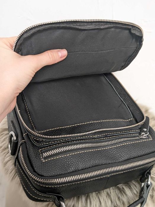 Цікава чоловіча шкіряна сумка -барсетка