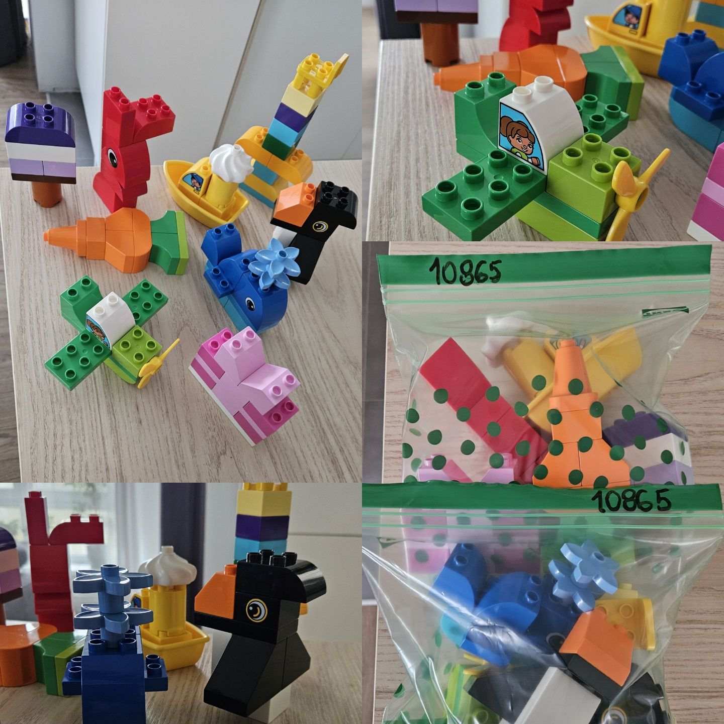 Lego Duplo 200 elementów, 7 zestawów