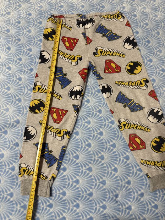 Утеплена піжама бетмен реглан штани пижама