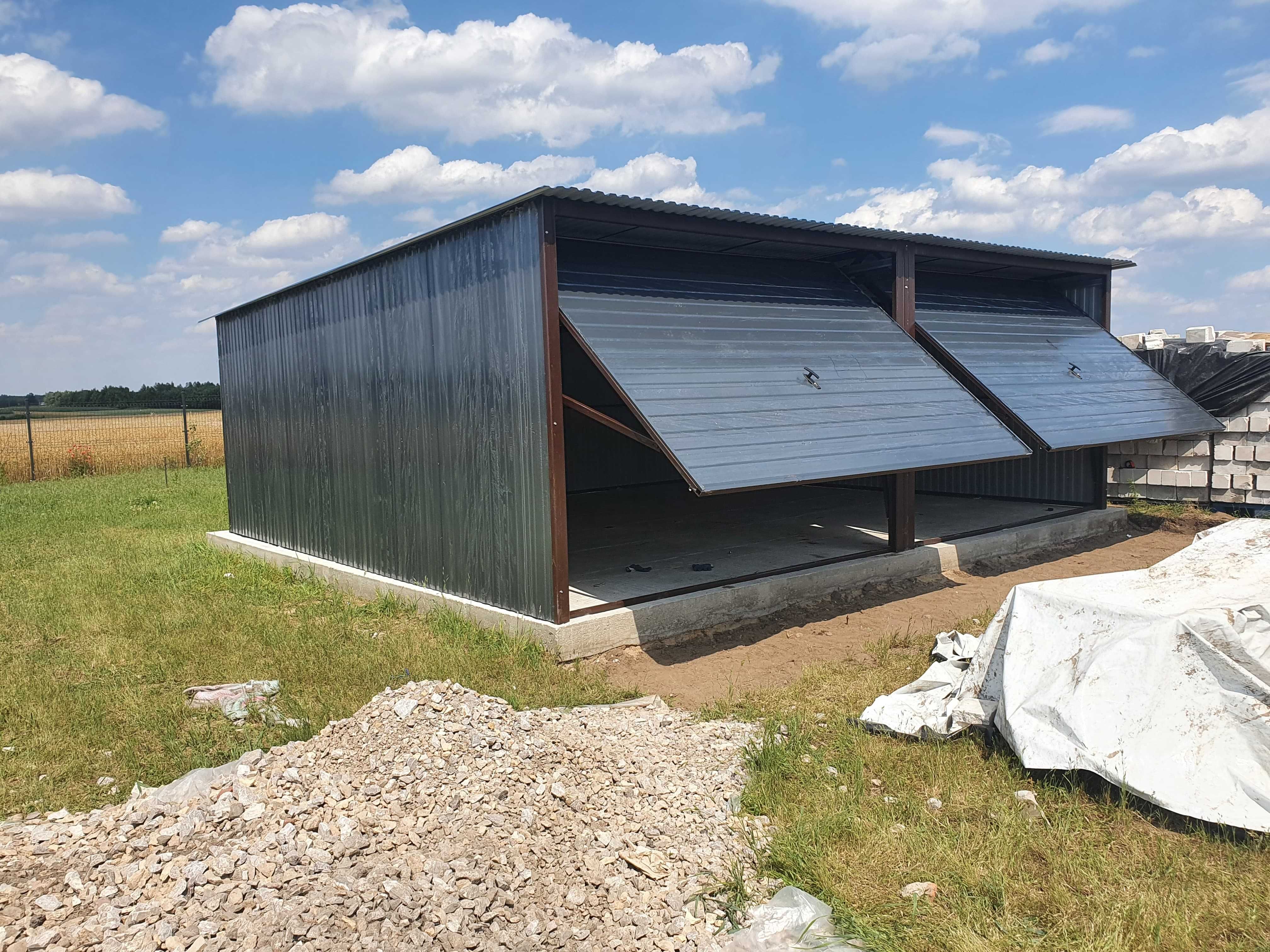 Garaż blaszak 6x5 Garaż blaszany na wymiar Magazyn 6x6 3x5 7x6 4x6 7x7