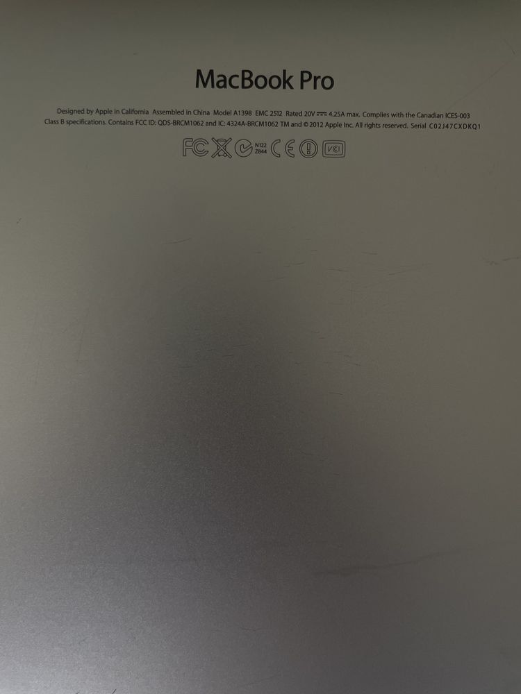 MacBook Pro 15,4” Intel Core i7
