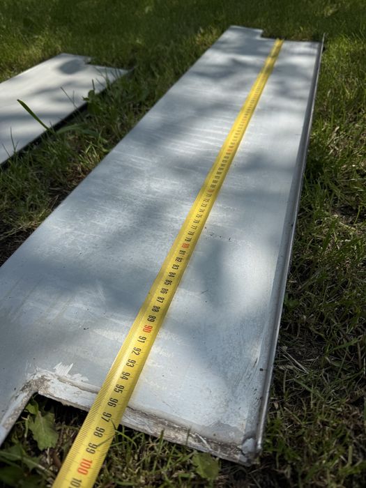 Parapety 14 sztuk blacha nierdzewna